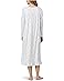 Eileen West Cotton Peached Jersey 48" Long Long Sleeve Nightgown - #3 of 4