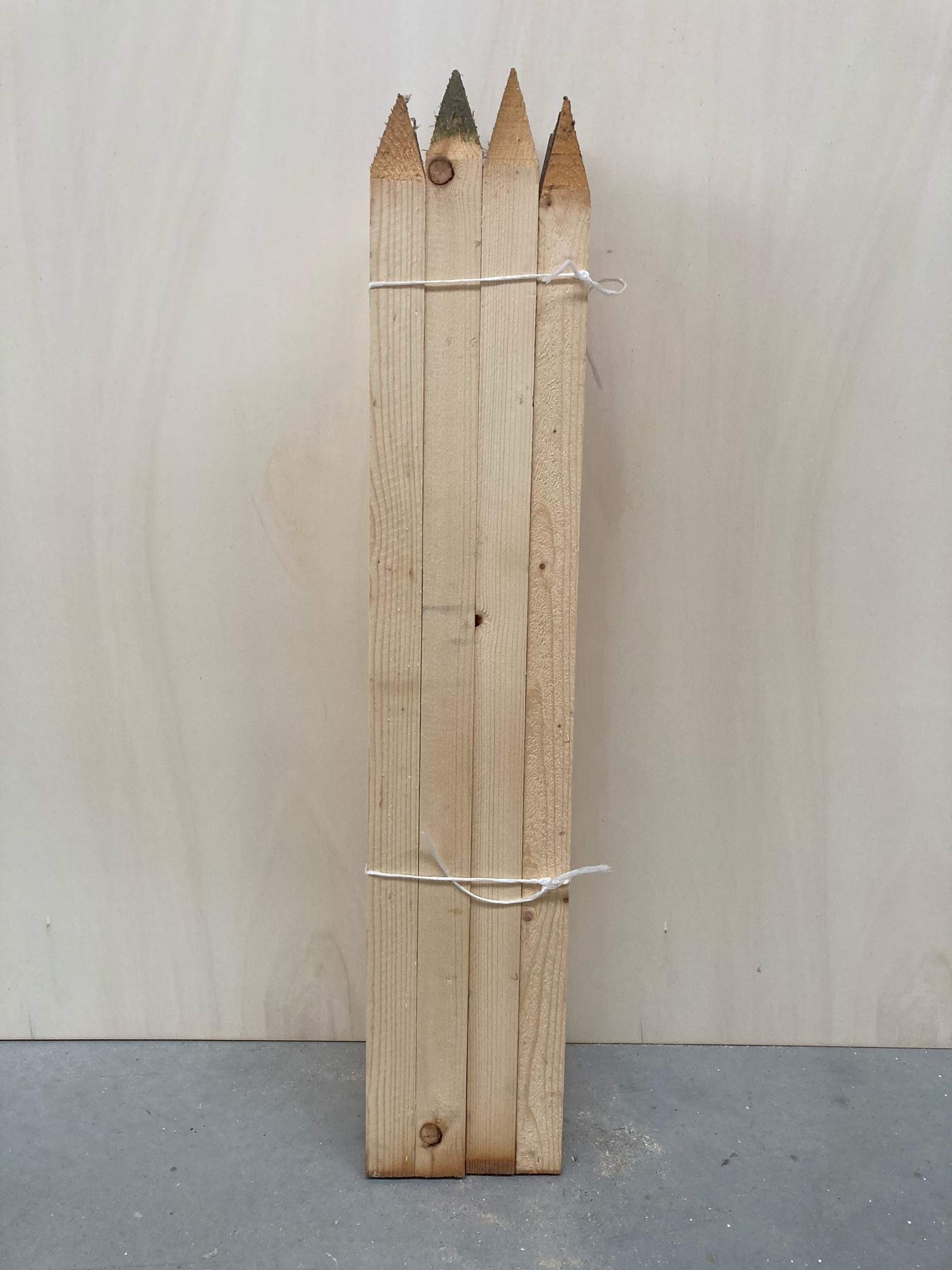12 ganci in legno con viti per appendere - Piolo shaker in legno da