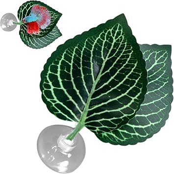 Fish Tank Leaf Bed Comfortable Resting Leaf Pads