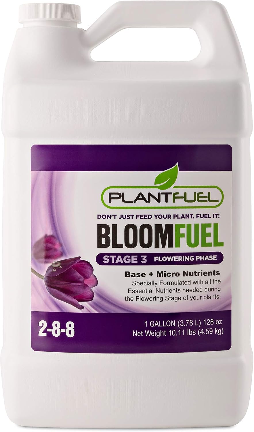 PLANTFUEL (Growth, Transition, Bloom) Plant Fertilizer Liquid Fertilizer for Outdoor and Indoor Plants and Hydroponics… (Bloom, Gallon)