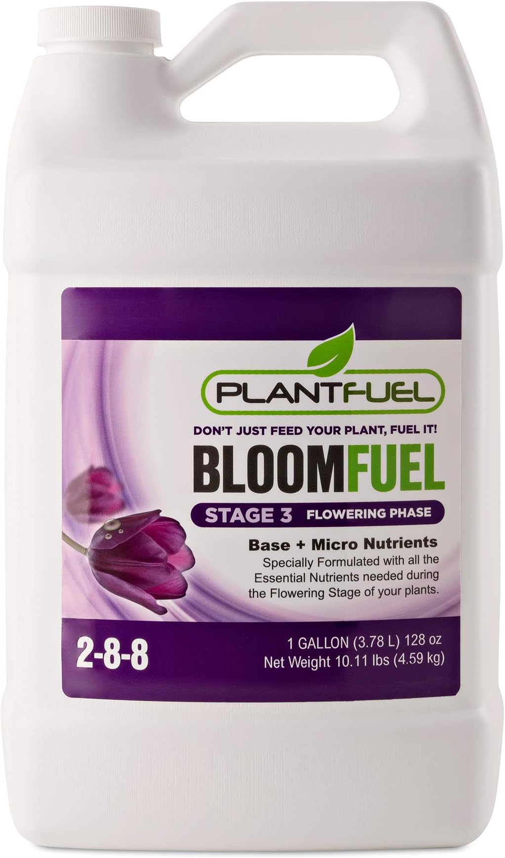 PLANTFUEL (Growth, Transition, Bloom) Plant Fertilizer Liquid Fertilizer for Outdoor and Indoor Plants and Hydroponicsโฆ (Bloom, Gallon)