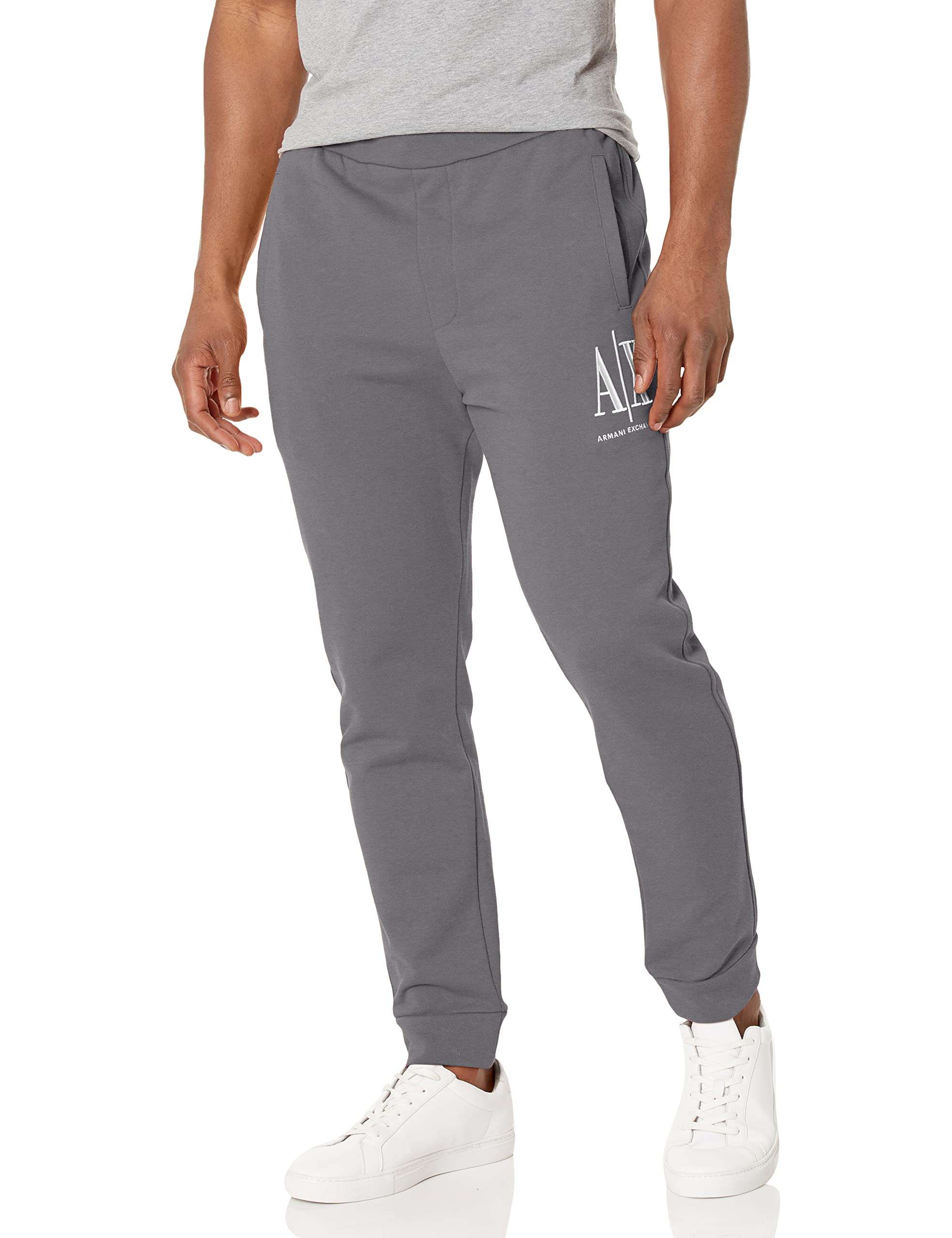 A|X Armani Exchangemens Icon Project Embroidered Logo Jogger Sweatpant Sweatpants