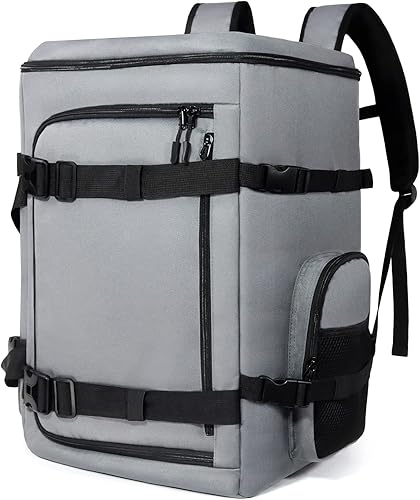 Bevalsa - Mochila para botas de esquí de 60 L, bolsa impermeable 900D para botas de snowboard, bolsa combinada de esquís y snowboard, bolsa de viaje