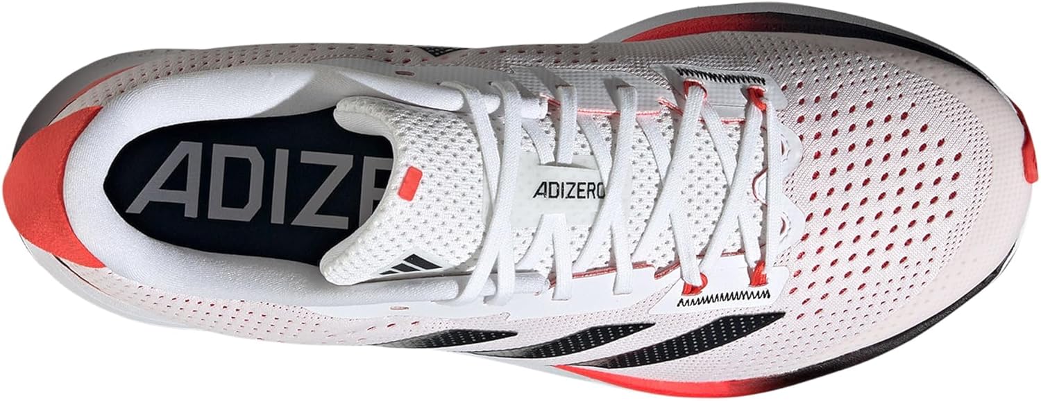 adidas Mens Adizero Sl Running Sneakers Shoes - White