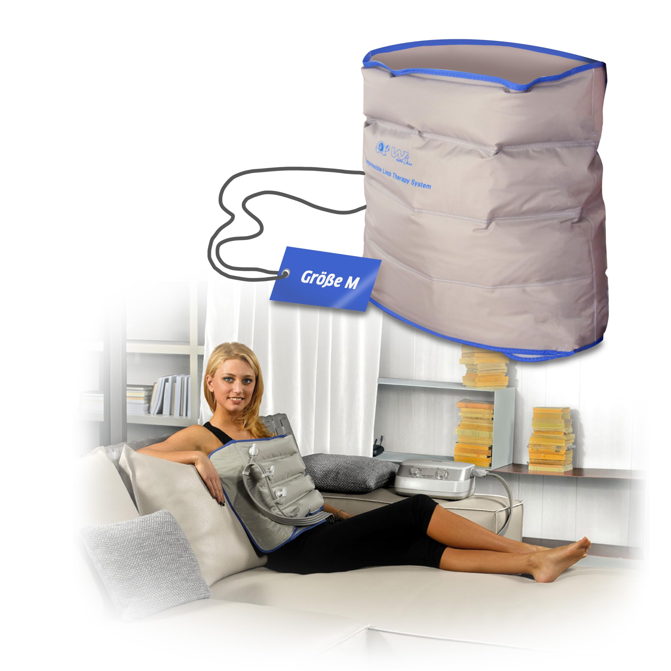 Fascia addominale per drenante linfatico Vitalymph – adatta per uso domestico e fisioterapia