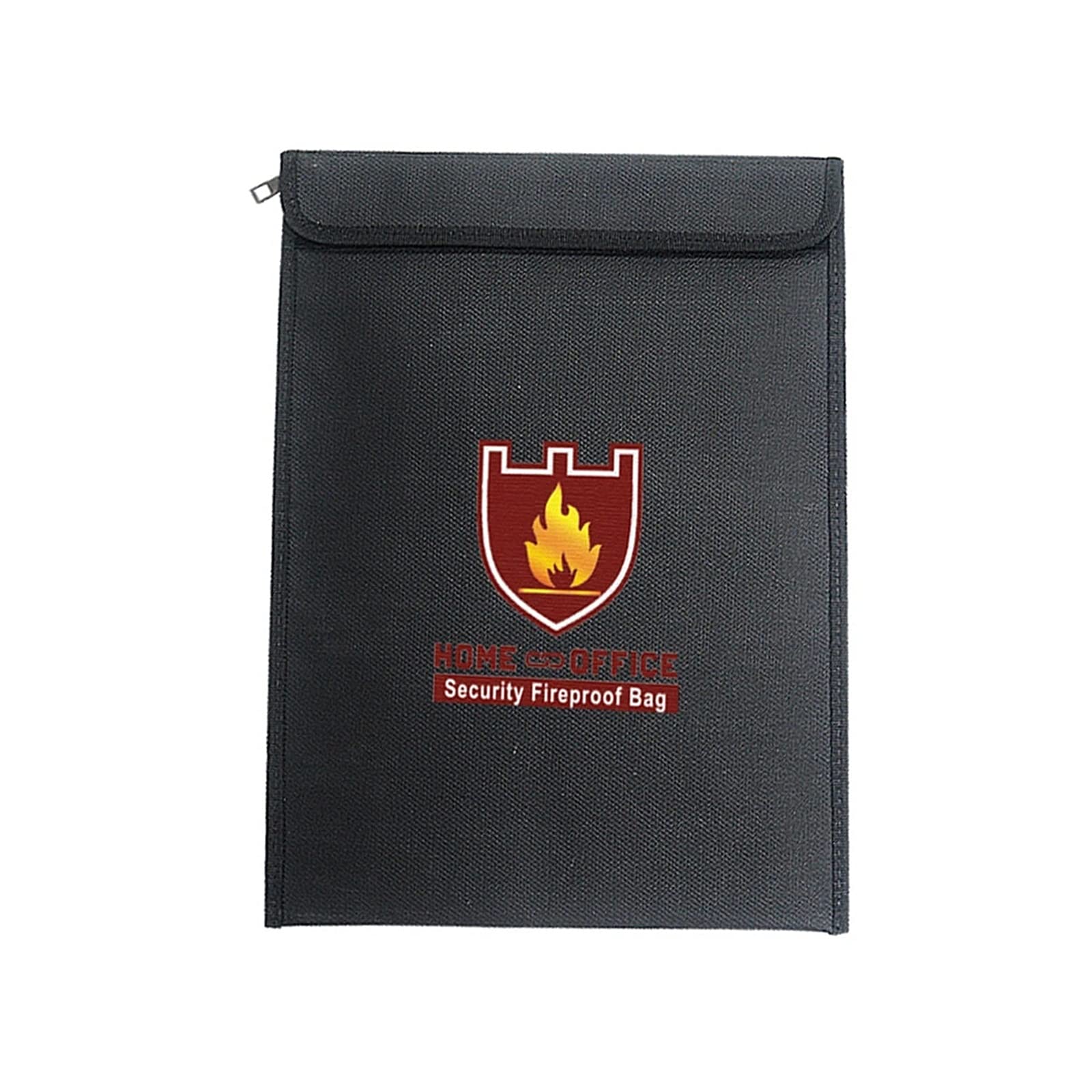 Fireproof Document Box Fire Safe Cash Pouch Envelope Securities Notes Information File Bag for Passports, Legal Files and Valuables