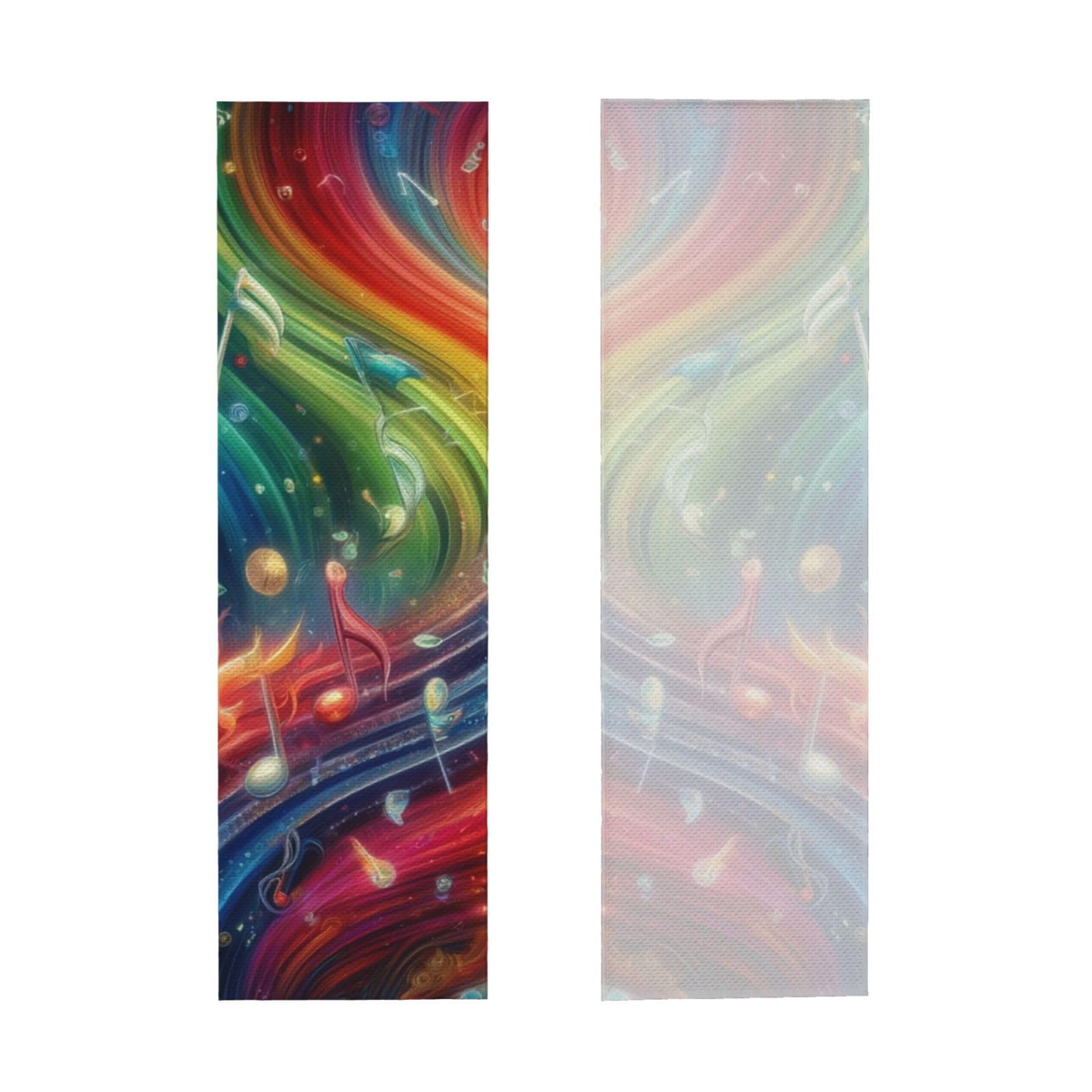 Augenstern 12x40in Cooling Towel Abstract-Colorful-Musical-Notes Cooling Neck Wraps Instant Cooling Towel