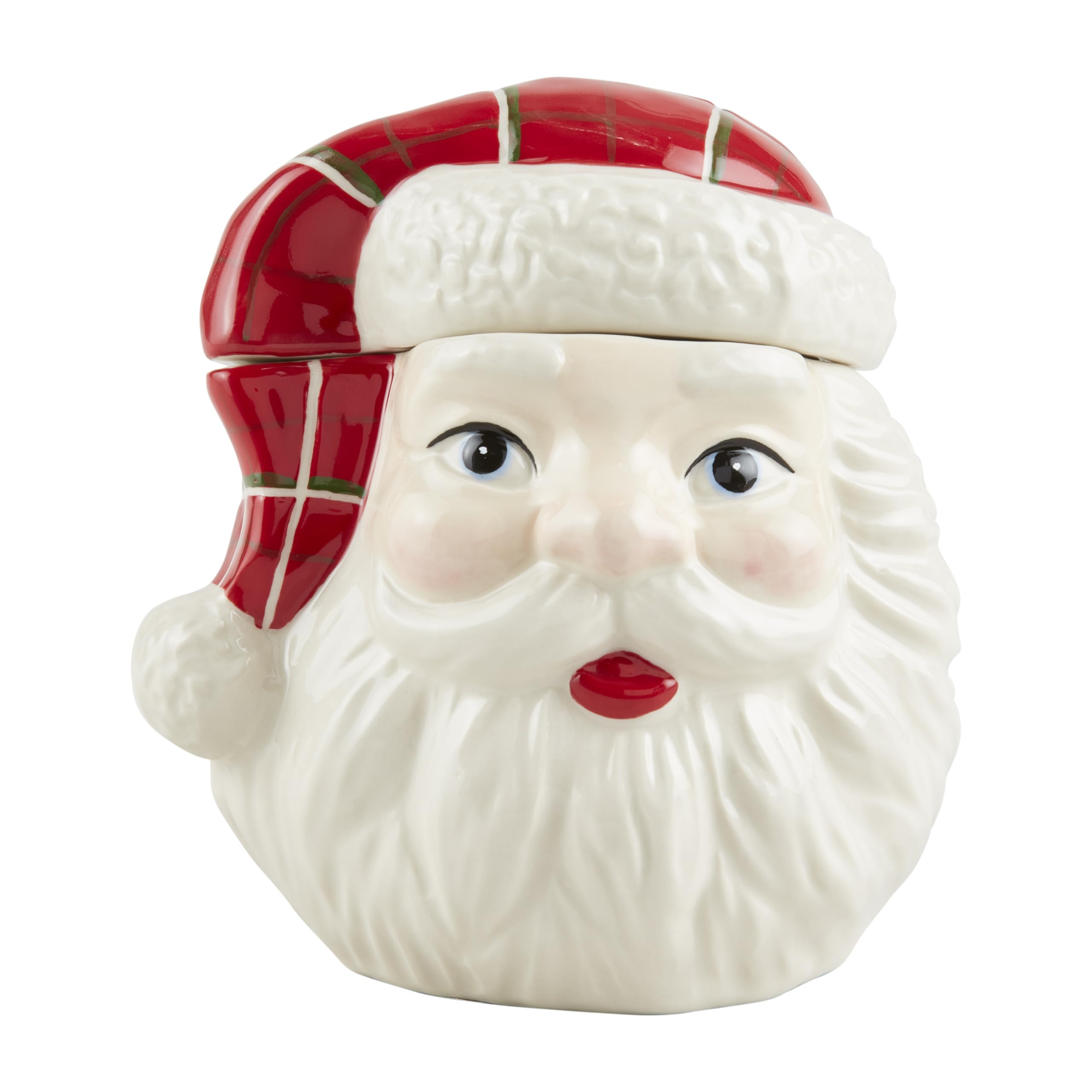 Mud Pie Santa Mini Xmas Cookie Jars, 5