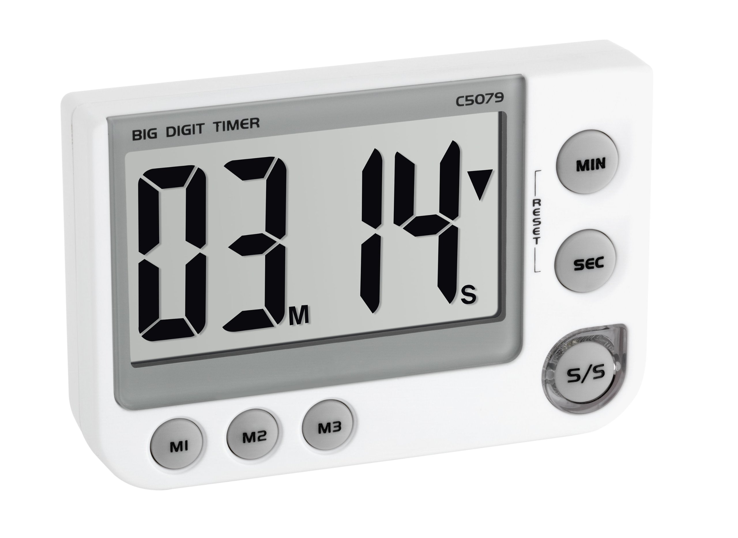 Buy TFA Large Display Digital Stopwatch Countdown Timer, White Online