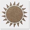Sun Stencil - Sun Stencil Art, Sun Ray Stencil, Sun Art, Stencil of Sun, Sun Beam