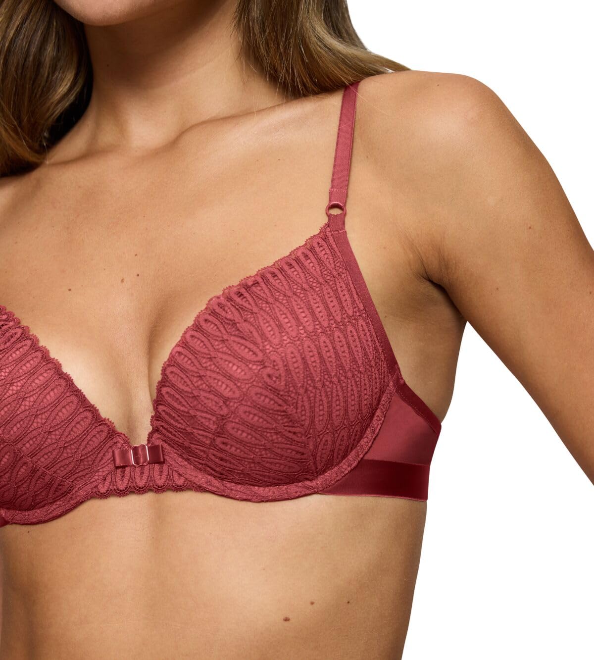 Triumph Aura Spotlight T, Push-Up-BH Damen, Rot (Strawberry Allure), 75A – Ansicht 2