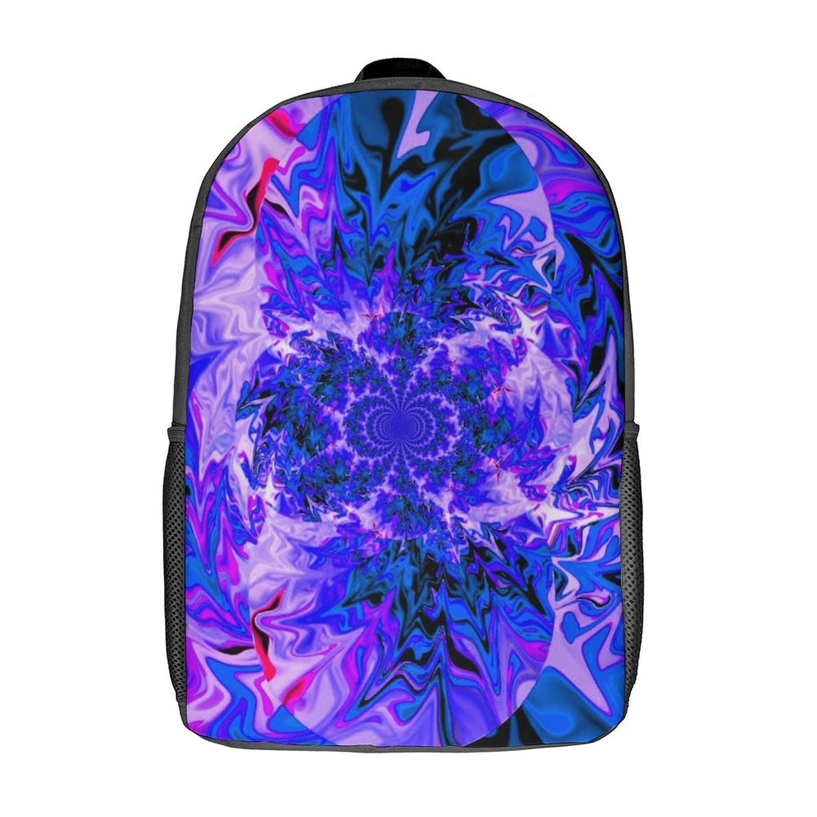 Mochila de moda con impresión 3D resistente de 17 pulgadas y gran capacidad escolar 8