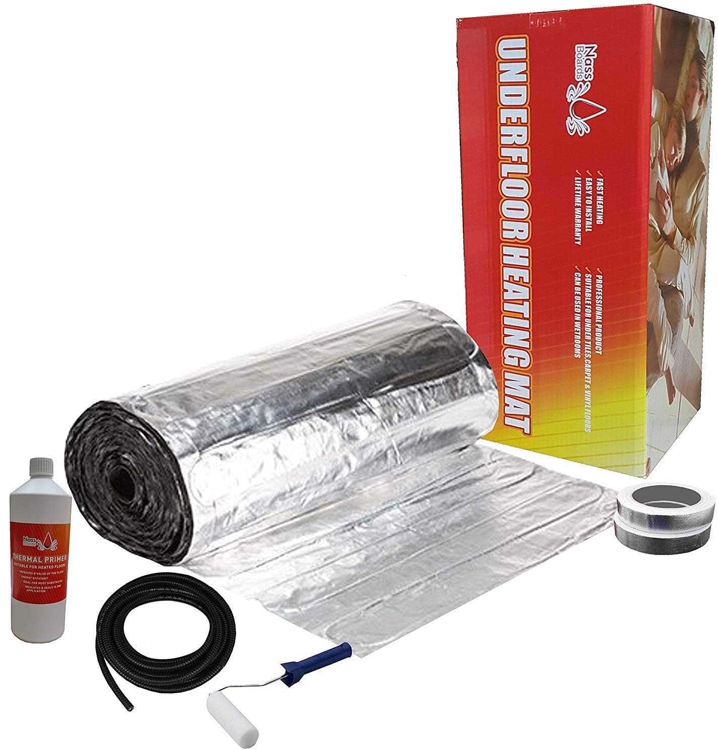 Nassboards No Thermostat Electric Underfloor Heating Kit 150W - 1.5M²