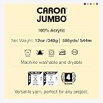 Caron CAR Fils de marbre Jumbo Ombre Carrara - 2 Boîte de 340g/12 oz - 100% Acrylique - #4 Pire (moyen) - 595 Jarrets - Tricot/Crochet