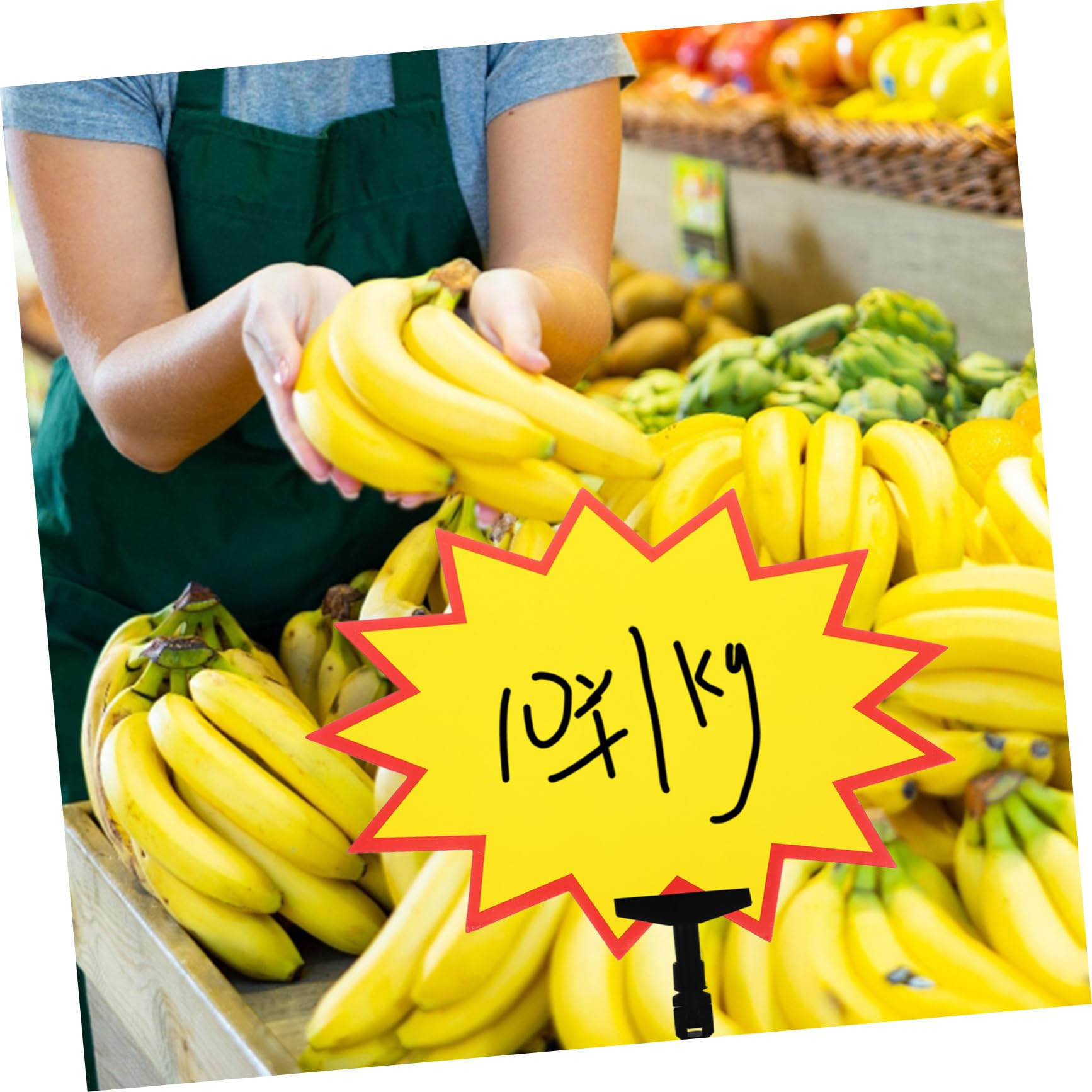 Gelbe Preisschilder für Handel Papier für Einzelhandel
