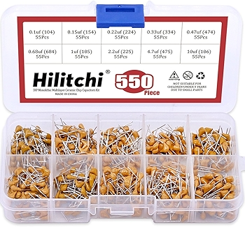 Hilitchi Ceramic Chip Capacitors Assortment Kit