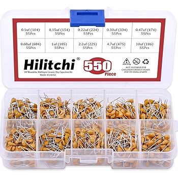 Hilitchi Ceramic Chip Capacitors Assortment Kit