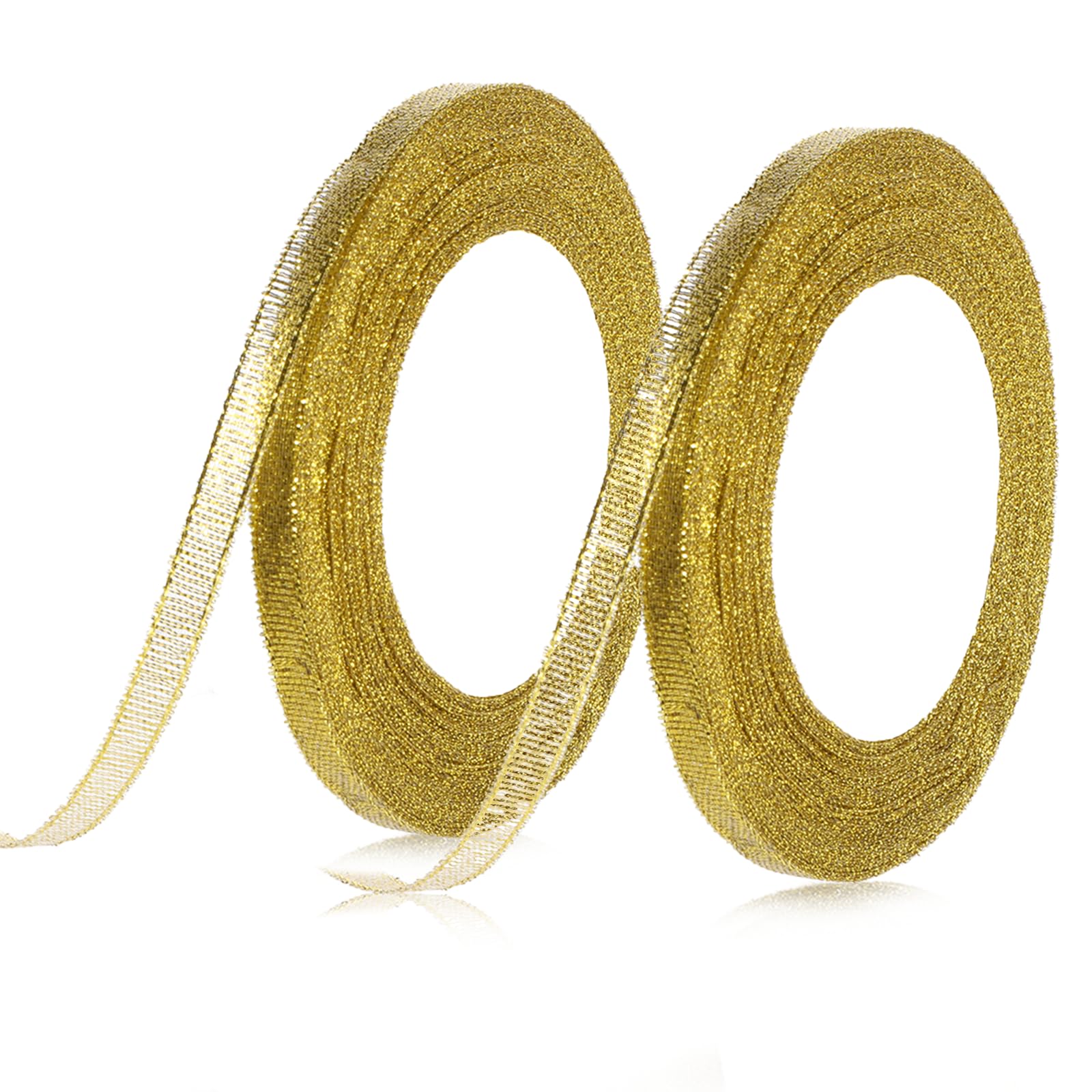 GXFCING Satijnen lint goud 50 mm, 46 meter cadeaulint, breed lint, gouden stoffen lint, decoratief lint voor geschenkverpakking, doop, verjaardag GXFCING Satijnen lint goud 50 mm, 46 meter cadeaulint, breed lint, gouden stoffen lint, decoratief lint voor geschenkverpakking, doop, verjaardag