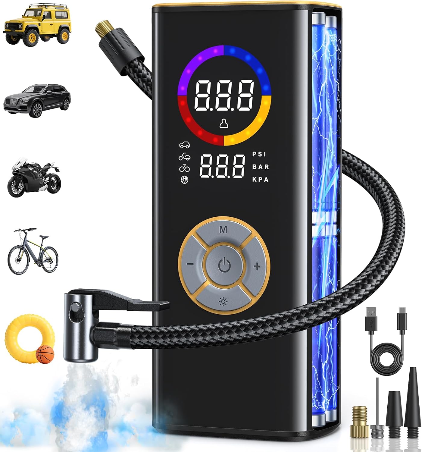 Tire Inflator Portable Air Compressor