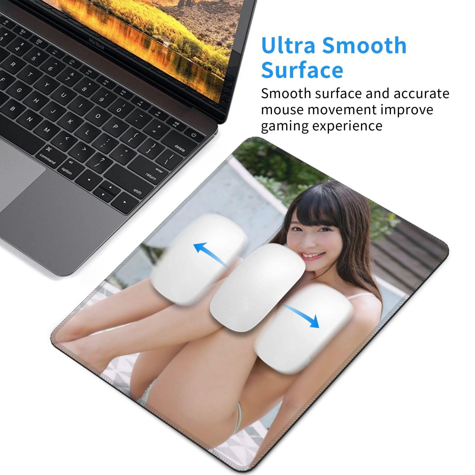 Amazon.co.jp: 川崎あや マウスパッド ゲーミングテーブルマット