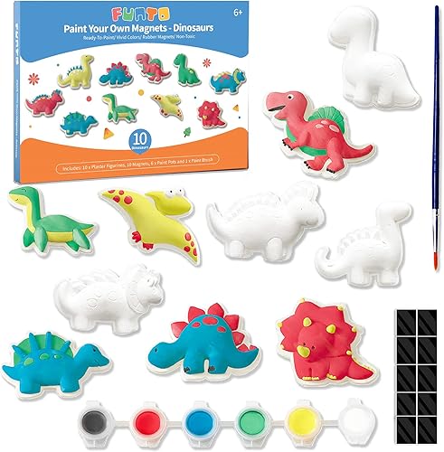 Miniatura 2 de Funto Paquete de kits de pintura creativa - Dinosaurio Aventura y Reino Animal