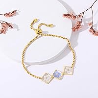 Vista 43 de Forget-Me-Not Pressed Wildflower Bracelet Pressed Flower Bracelet Gold/Silver Pressed Flower Jewelry Personalized Handmade Jewelry Gift For