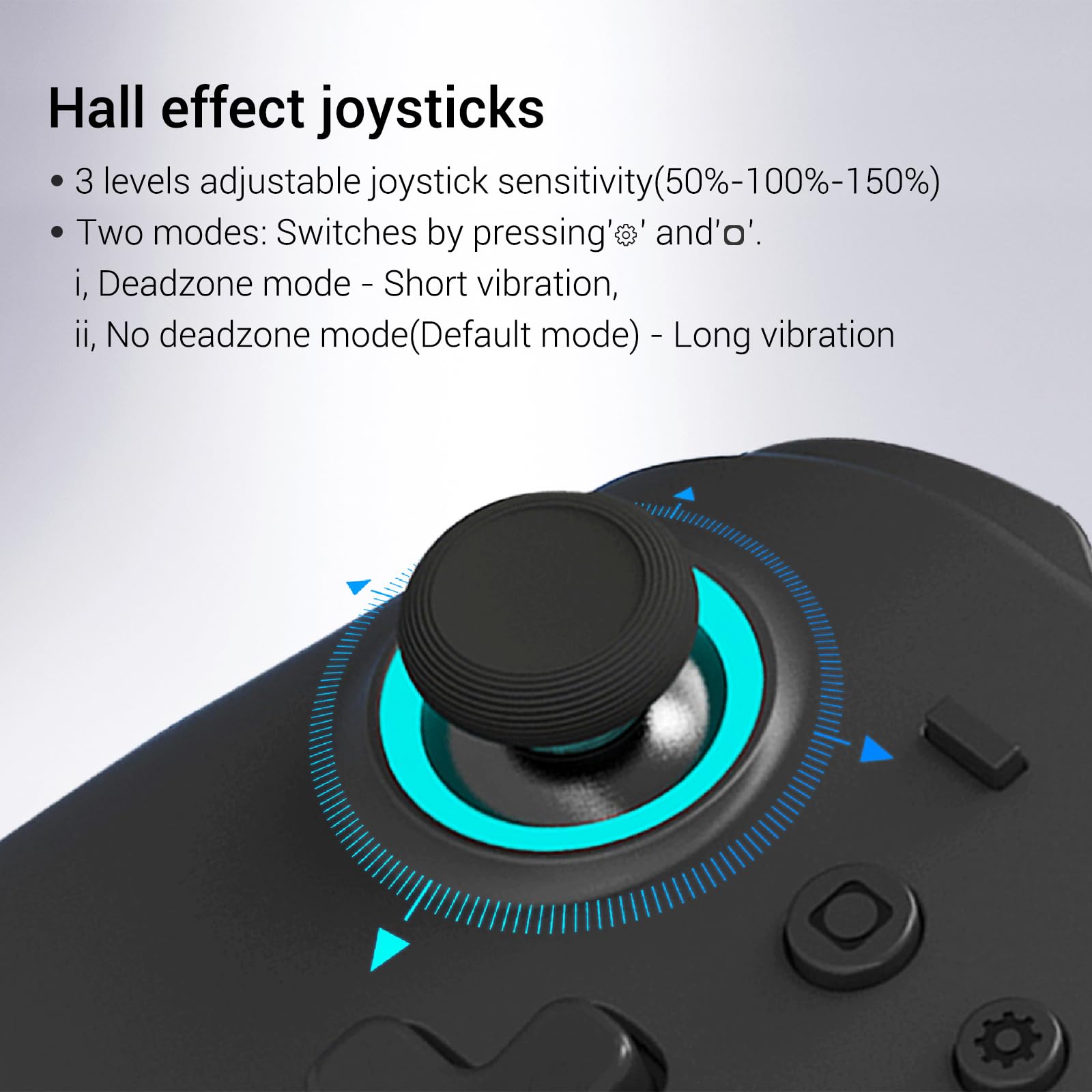 AKNES GuliKit KK3 Max Controller - Joystick e Trigger ad Effetto Hall, Anti-Drift, Polling Rate 1000Hz, 4 Pulsanti Posteriori Rimovibili, Compatibile con Nintendo Switch 2/Switch/OLED/PC/iOS/Android