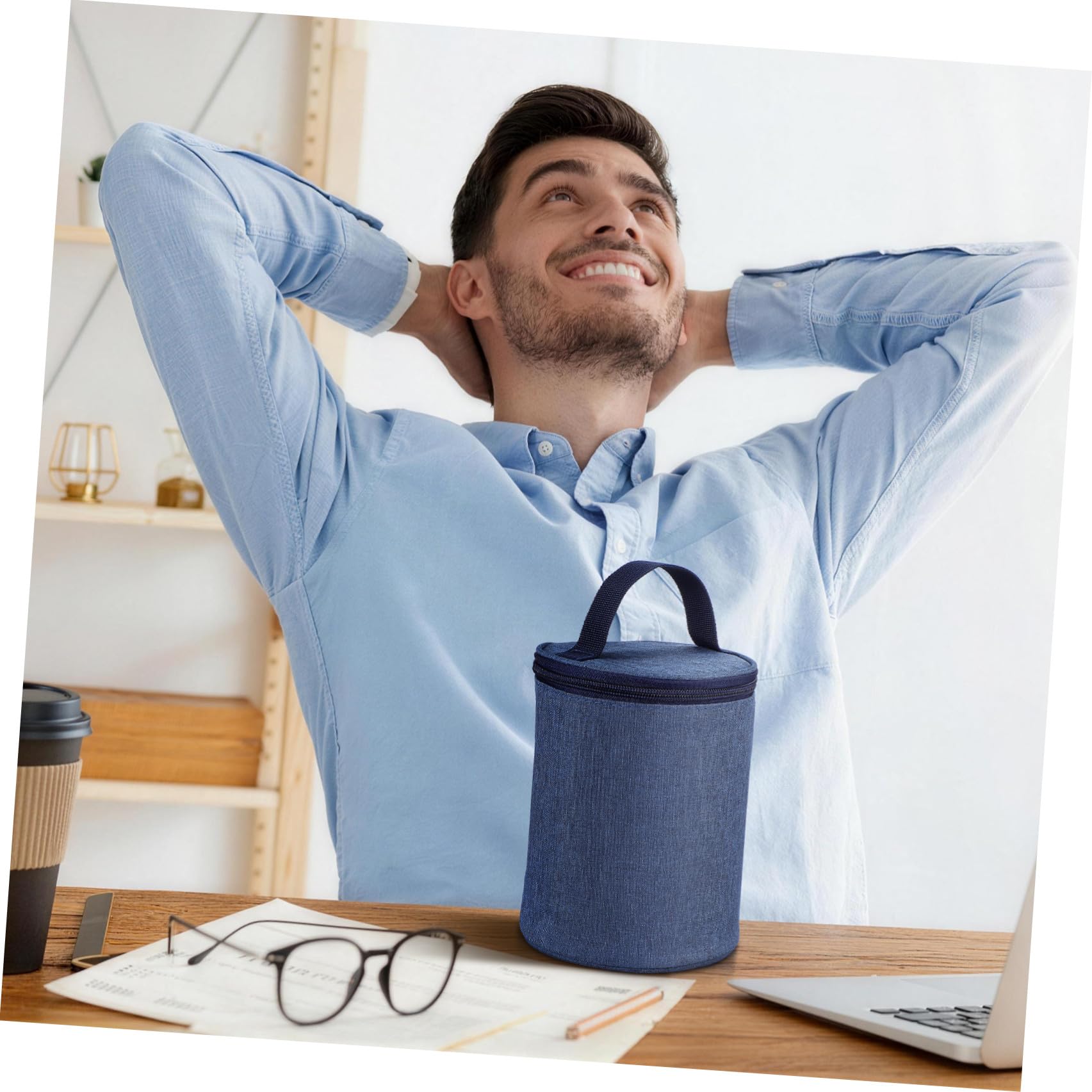 Sacoche Isotherme Souple pour Tasse à Soupe, Toile Résistante