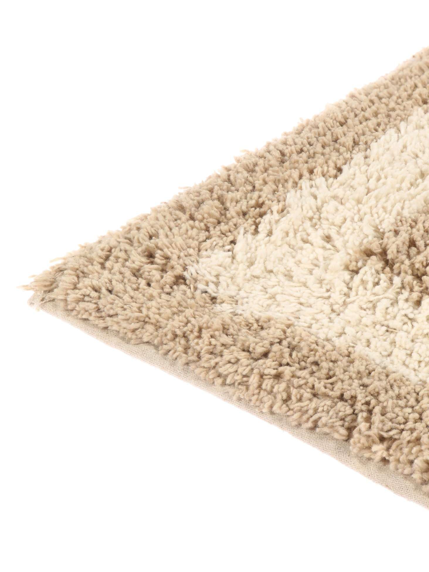 RugVista Chateau Tapis de Bain, Rectangulaire, 70 x 120 cm, Natural/Beige