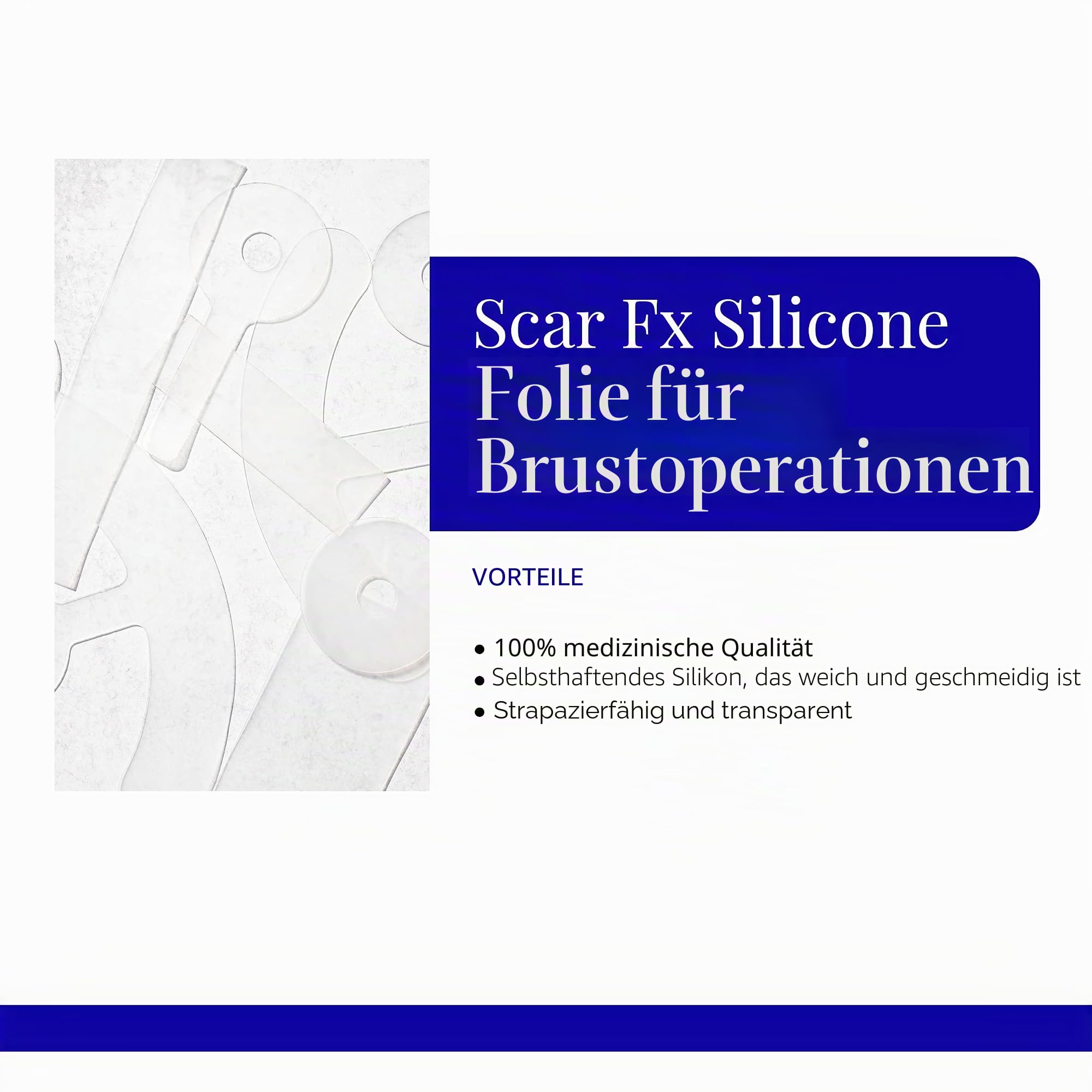 Scar Fx Silikon Narbentherapie, 1 Brustanker