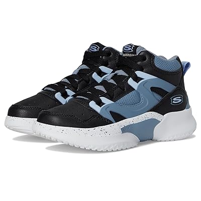 SKECHERS KIDS Skx Court Hype 406073L (Little Kid/Big Kid) Boys Shoes Black/Grey