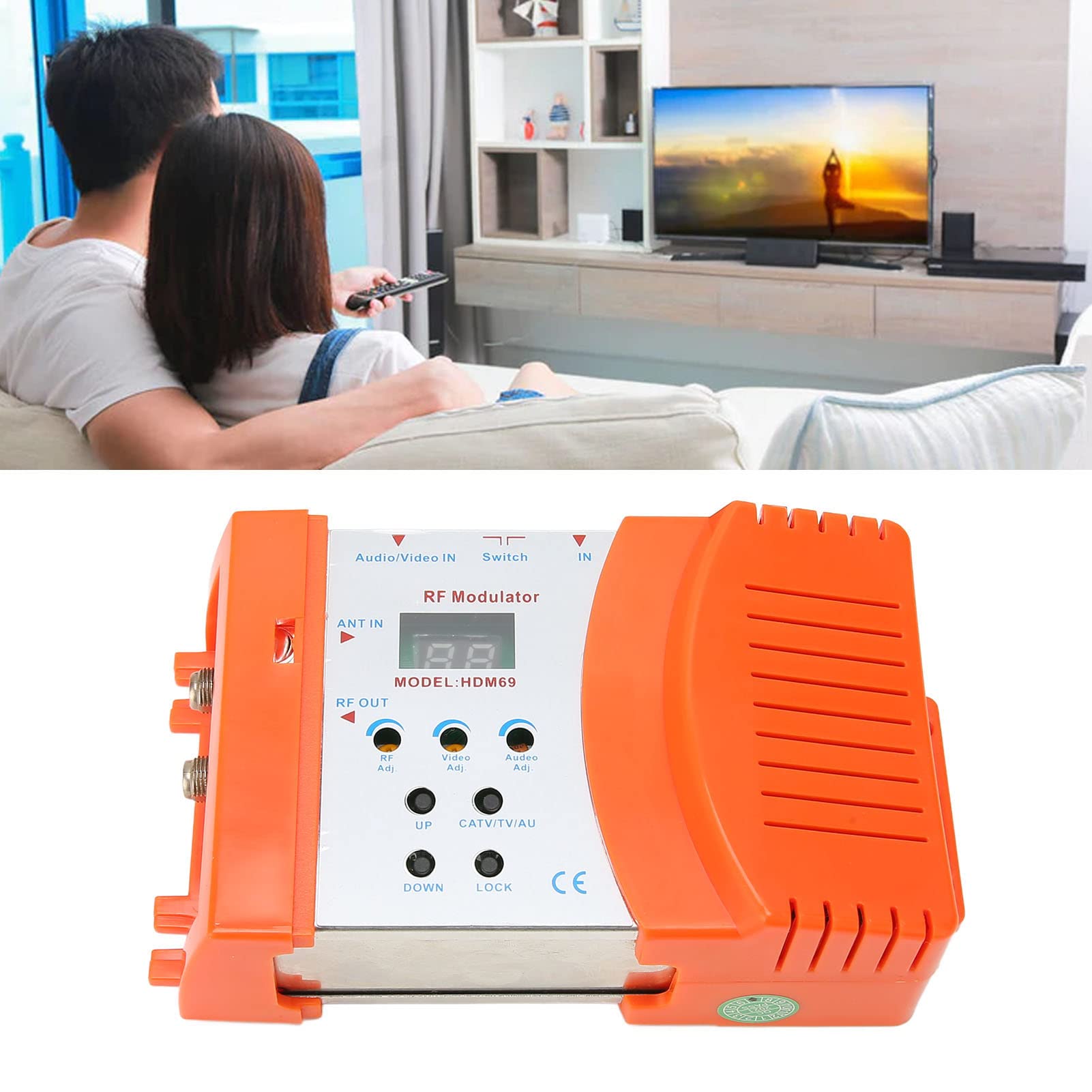 Modulatore HDMI RF Digitale, Convertitore AV a RF 1080P PAL/NTSC per HDTV
