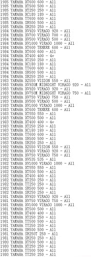 Miniatura 3 de tc-motor Filtro de aceite para Yamaha yfm700r Raptor XVS650 XV250 SR400 XT660R TDM900, MT03 SR400