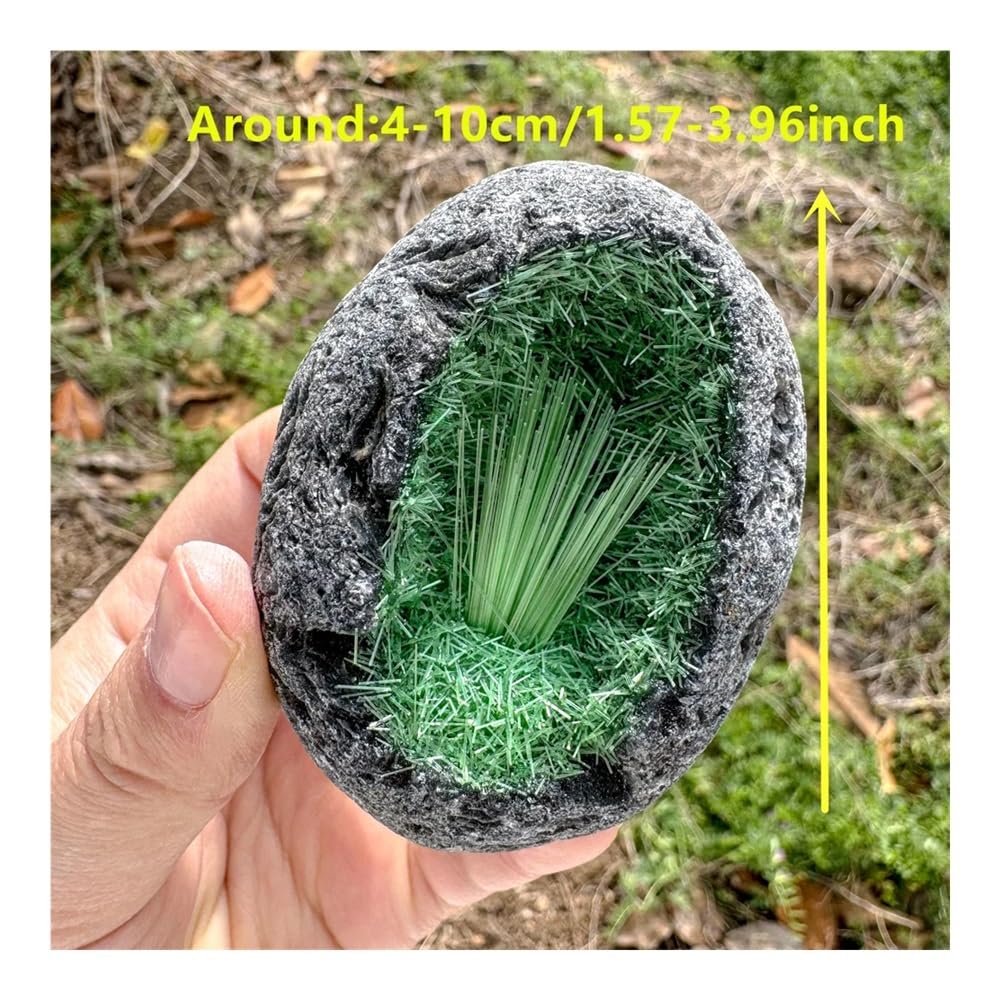 100-150 g 1 Pieza de Huevos de geoda Verde DIY