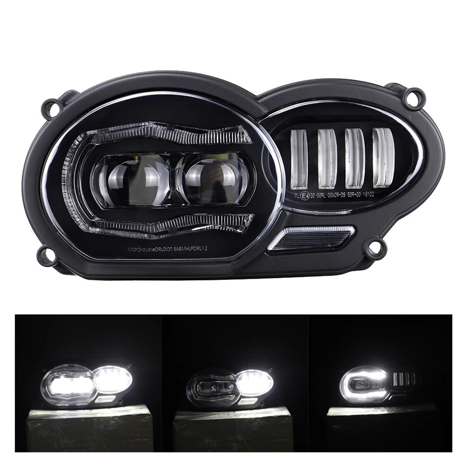 Faros Delanteros Motocicleta para BMW para R1200GS 2005-2012 para R 1200 GS para ADV 2006-2013 Accesorios De Luz Delantera De Motocicleta Conjunto De Faros LED Faro Motocicleta