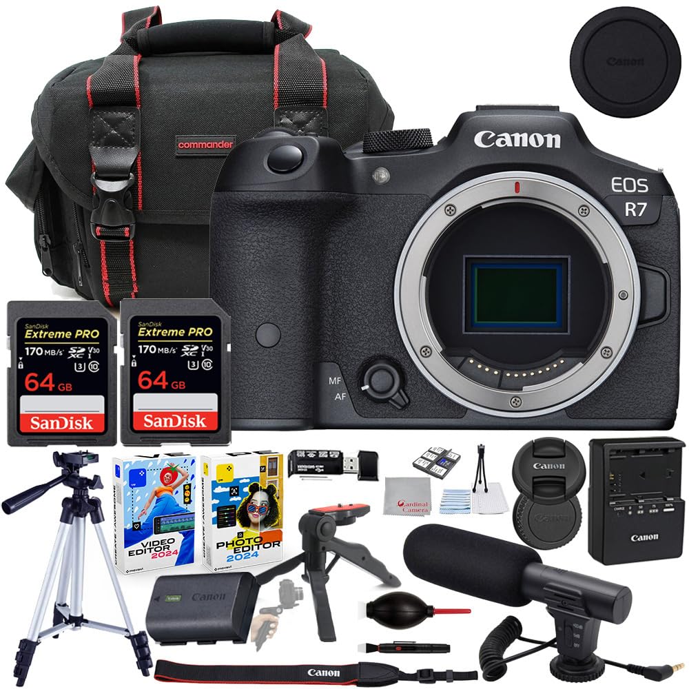 Amazon.com : Canon EOS R7 Mirrorless Camera Body Only Bundle with