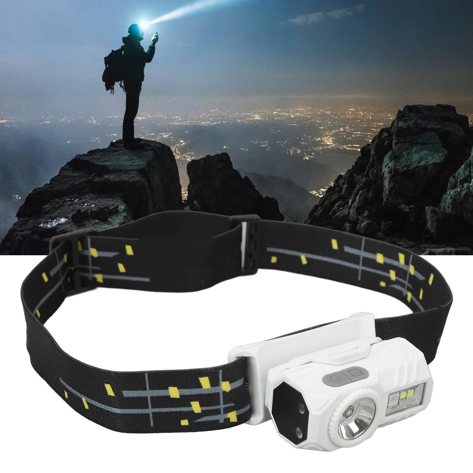 ETAINGYEUN LED lamp Super Bright Motion Sensor Magnetic Absorption with Clip Lightweight Design for Outdoor Activities