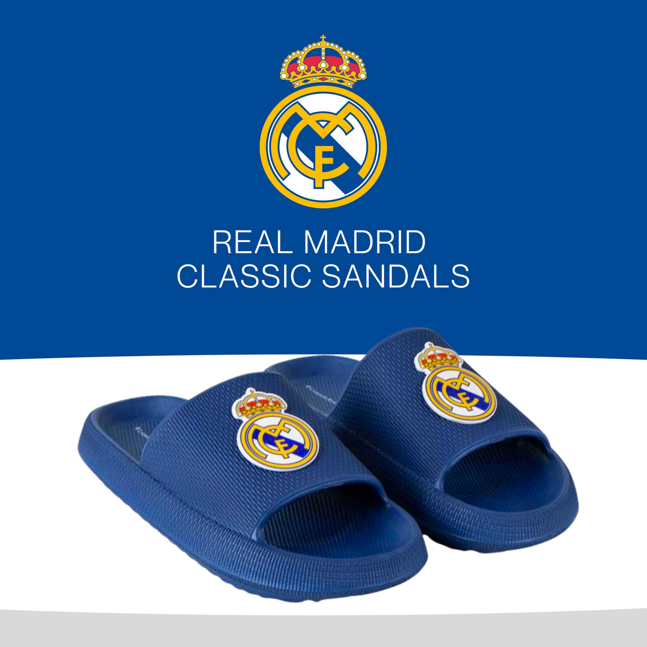 CF REAL MADRID Sandalias para Niños, Sandalias de Verano, Regalo Niños, Tallas EU 28 a 35 — view 3