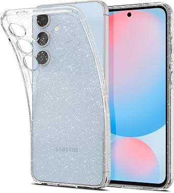 Spigen Liquid Crystal Glitter Designed for Galaxy S24 FE Case 2024 - Crystal Quartz