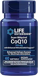 Super Ubiquinol Coq10 100mg com Mic (60caps) Life Extension
