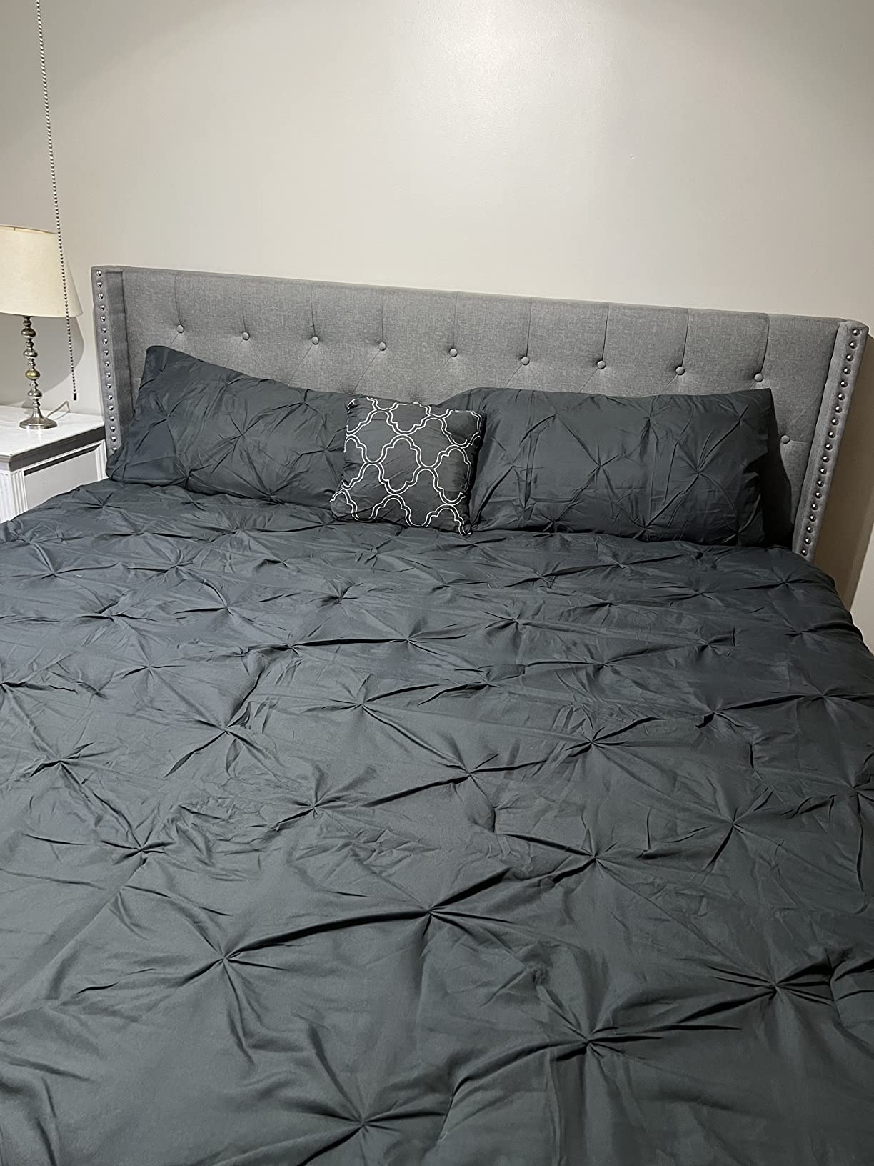 10/mo Finance King Size Comforter Set 4 Piece Bedding Comforter