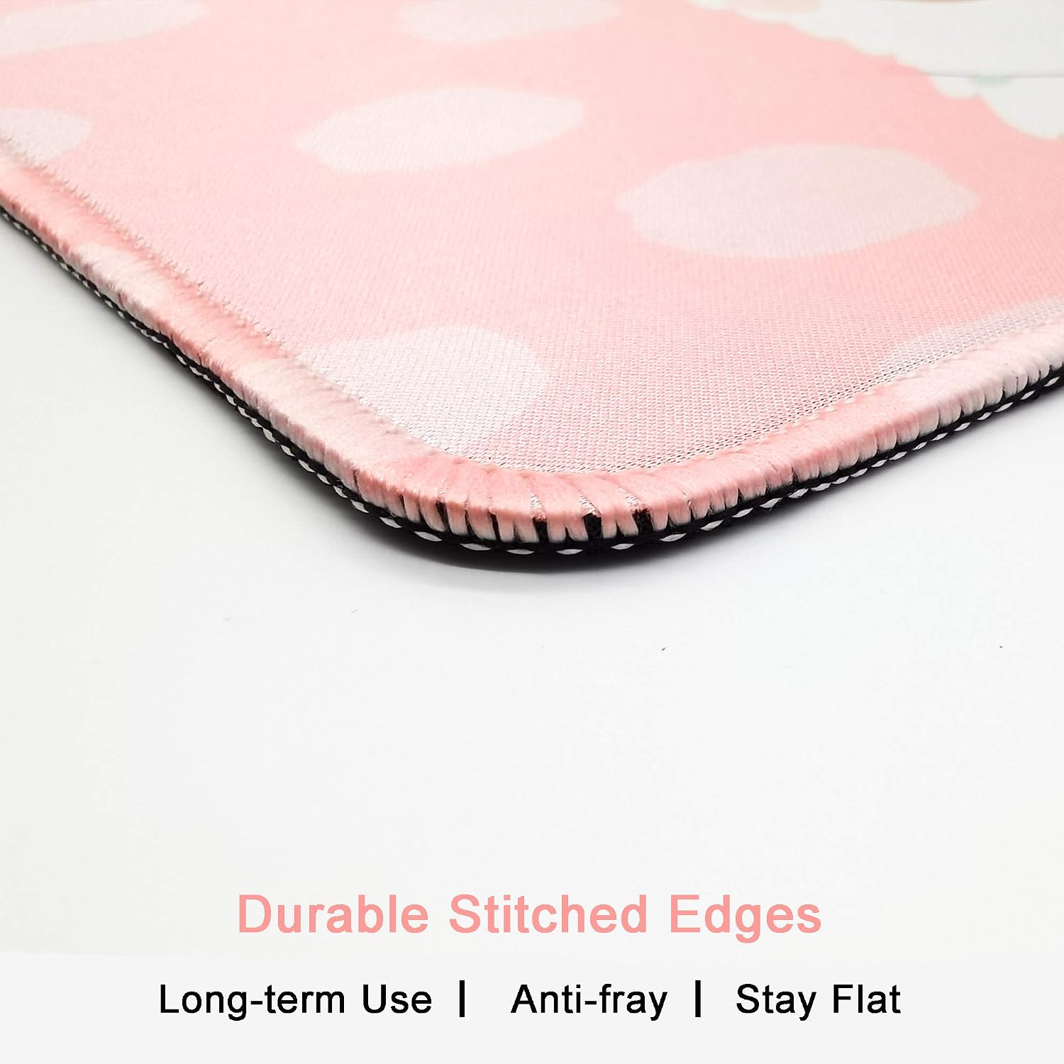 DOOKE Gaming Mouse Pad, Cute Rectangle Mouse Mat with Anti Slip Rubber Water-Resistant Surface for Desktops,Llama