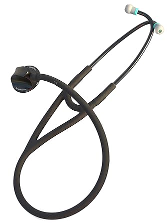 Specialist rx, Single Head Cardiology Quality Stethoscope, New Design - 971 Black-on-Black