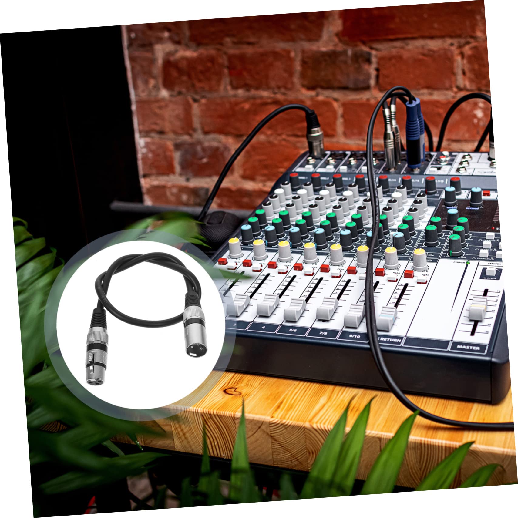 ERINGOGO Microfono Cavo Audio 0,5 M Xlr 3 Pin Cavo Maschio a Femmina Compatibile Sistemi Audio Professionali Set da 6 Pezzi per Registrazione e Spettacoli