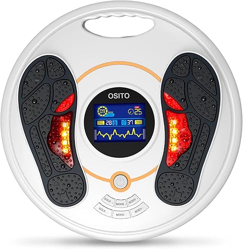 OSITO Masajeador de pies EMS para neuropatía (FSA/HAS elegible), estimulador de circulación de músculos nerviosos para pies y piernas - Máquina