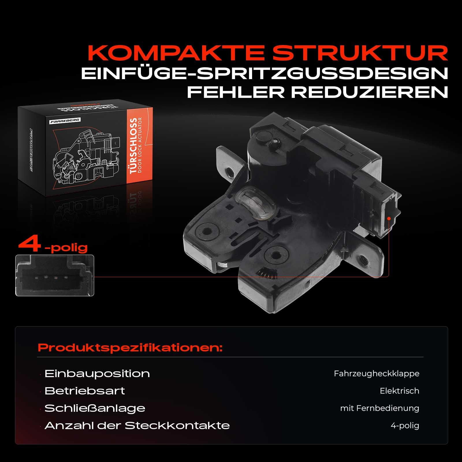 Dixhills Heckklappenschloss Für Nissan Micra K12, Qashqai, Tiida - 90502-2DX0A