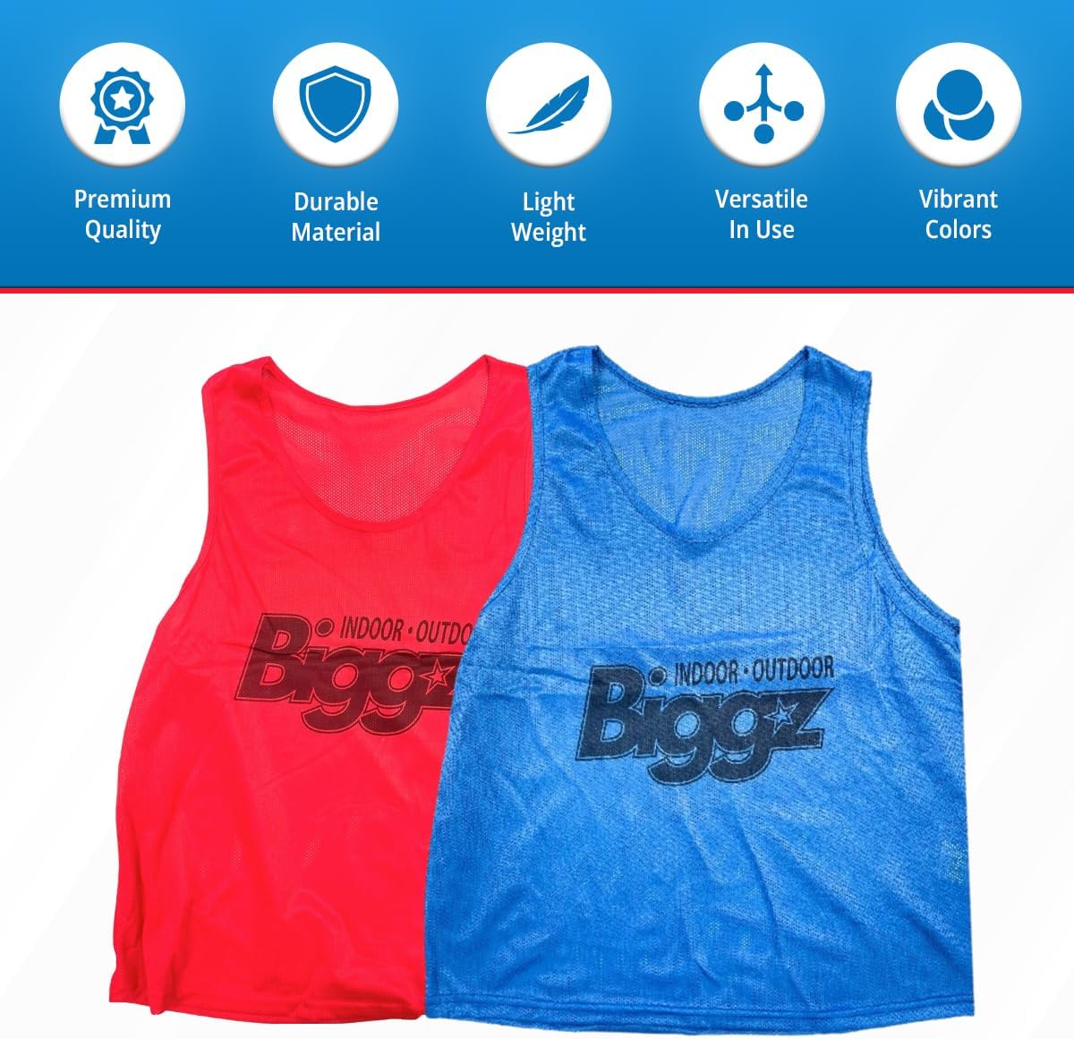 Biggz Mesh Colored Vests