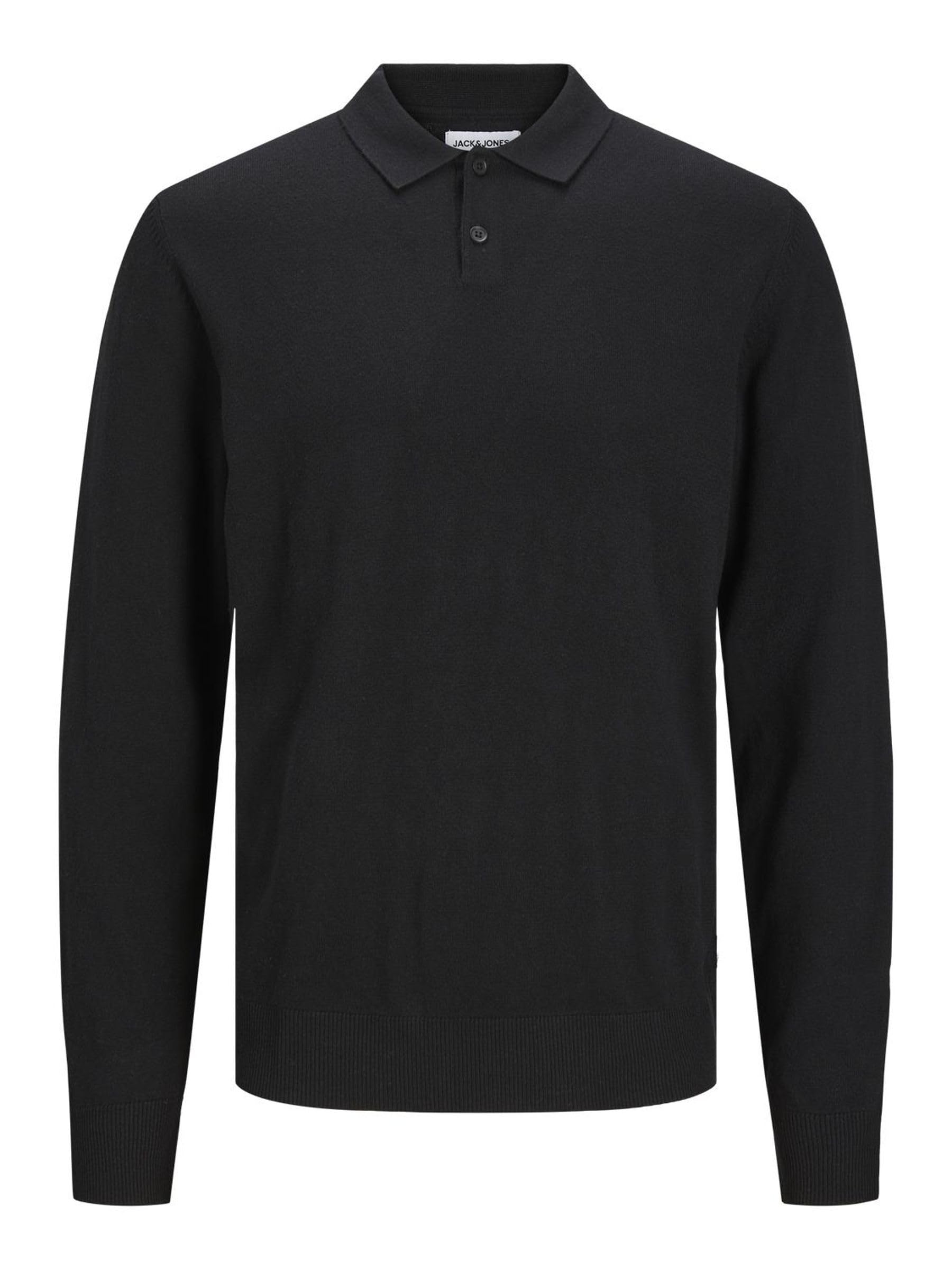 JJEMIL KNIT LS POLO Triko Erkek
