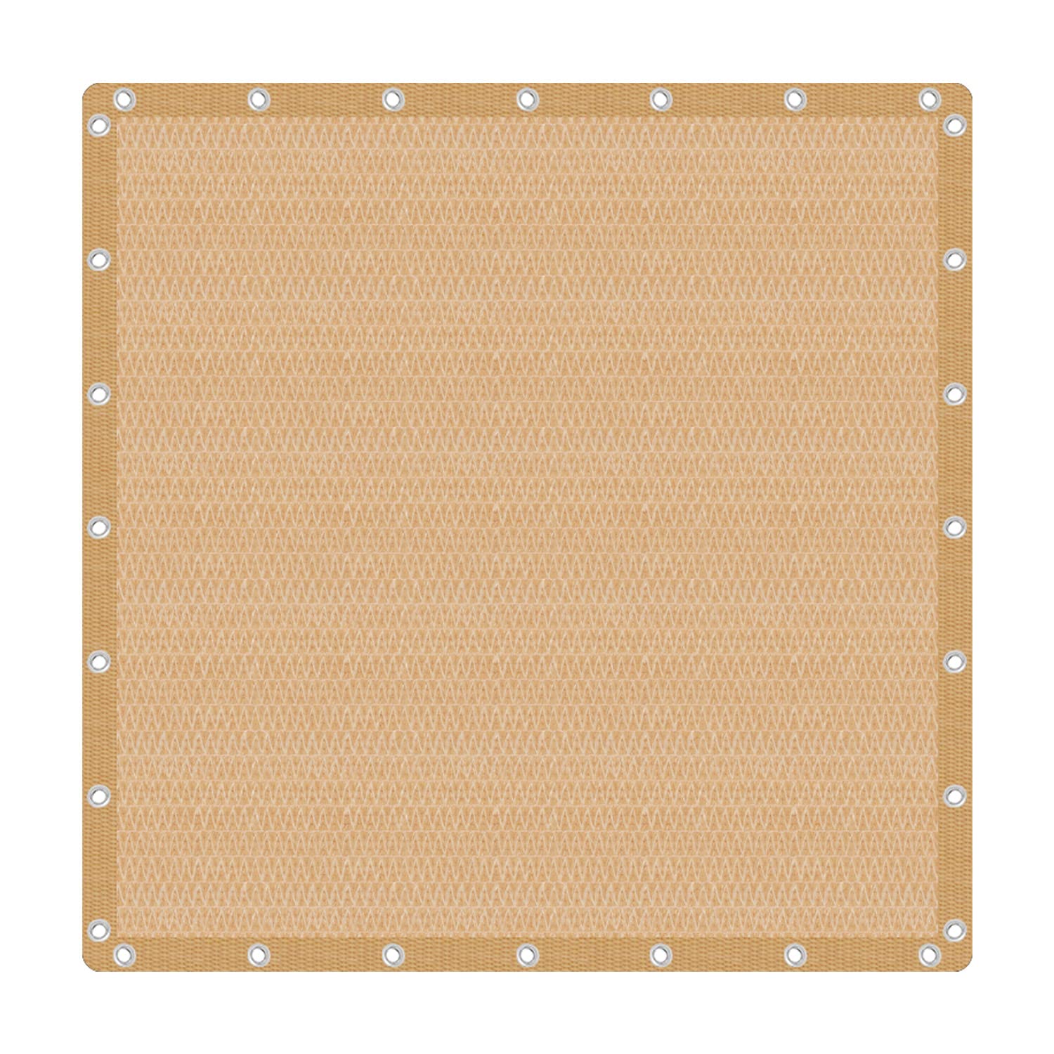 VICLLAX 90% Shade Fabric Sun Shade Cloth with Reinforced Grommets, Outdoor Sun Screen Fabric for Outdoor Patio Garden Pergola Cover Canopy 10x10 FT, Wheat โ image 1