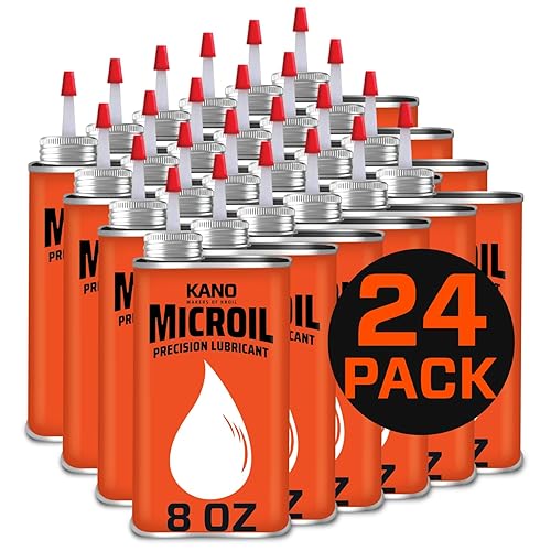 Miniatura 11 de Kroil Microil Lubricante de precisión – Aceite de goteo de baja viscosidad – Lubricante antioxidante para relojes, micrómetros y pequeños mecanismos